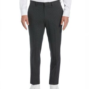 INC International Concepts 36x34 Charcoal Plaid Dress Pants